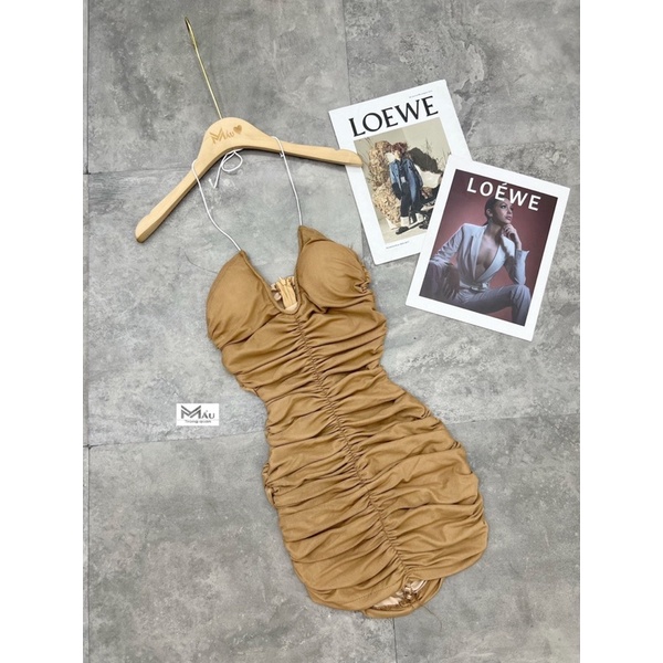 Váy 2s body lưới rúm sexy