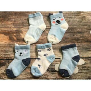 Set 5 đôi tất lưới cho bé