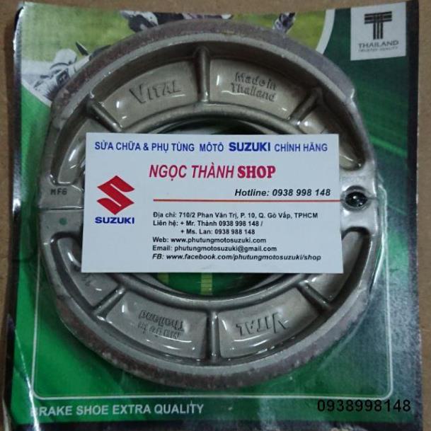 Bố thắng sau Má phanh sau GN125, EN125, EN150, GZ125, GZ150, HJ125 GN250 Volty250 Bigboy250 ...-NTS