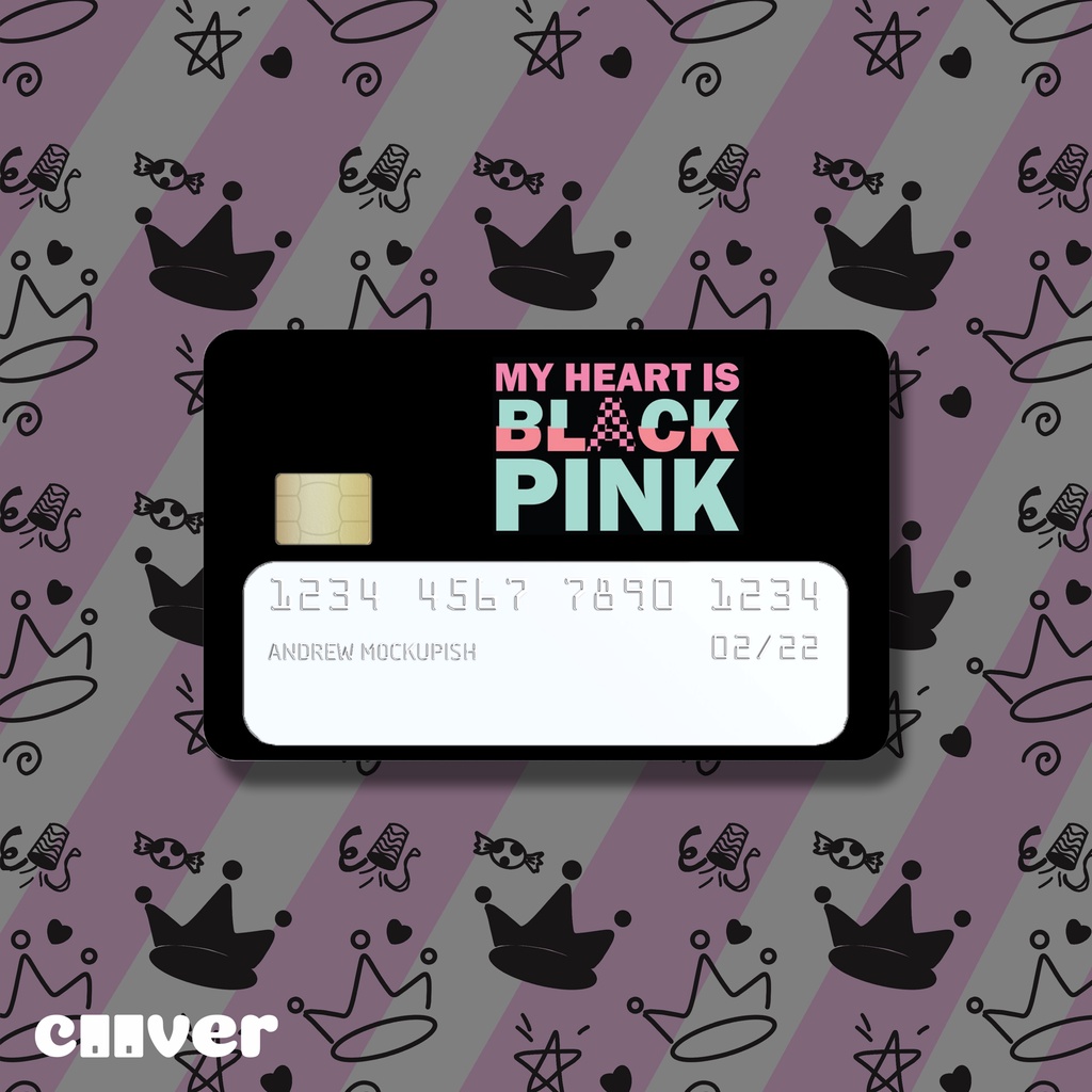 BLACKPINK - Miếng dán thẻ 1 mặt trước FREESHIP – Miếng dán thẻ ngân hàng/thẻ ATM, thẻ chung cư, thẻ thang máy, gửi xe,..