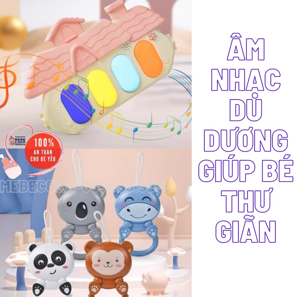 [Tặng 2 Đôi PIN 2A] Thảm nhạc cho bé nằm chơi, kích thích thị giác, thính giác loại CAO CẤP (Mẫu mới 2021)