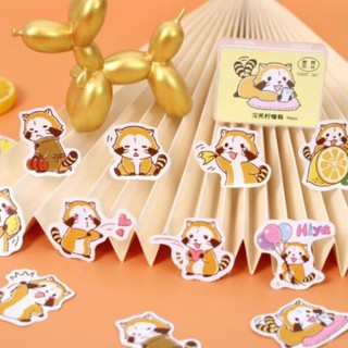 Bộ 44 Sticker Hàn Quốc gấu dán trang trí E33