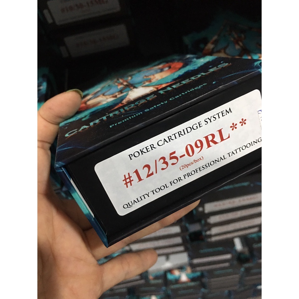 Kim Đạn Xăm Tattoo Poker 9RL 35mm