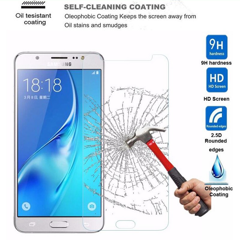 Samsung Galaxy A3 A5 A7 2016/A310 A510 A710 Slim HD Tempered Glass Phone Film