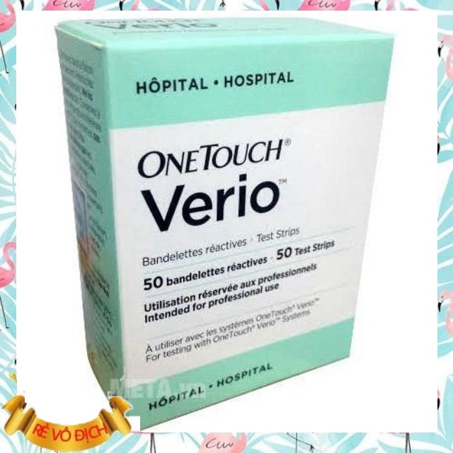 Que thử của máy đo đường huyết Johnson & Johnson OneTouch Verio Pro Plus (50 que)