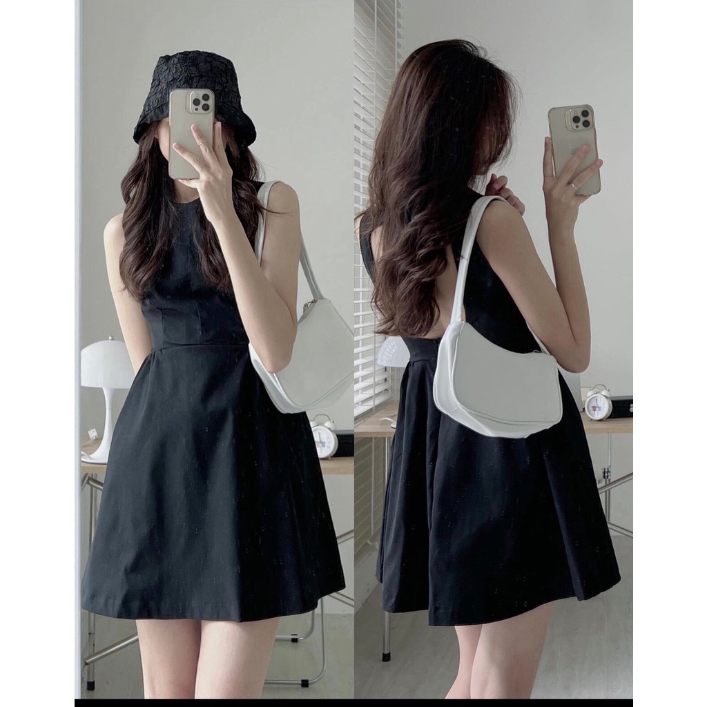 Váy 2 dây nữ Chất Thô Hở Lưng thời trang SP001114