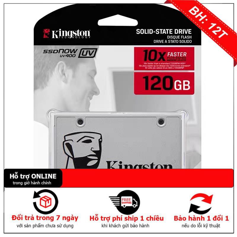 [BH12TH] Ổ Cứng SSD Kingston UV400 120GB/240GB/480GB SUV400S37