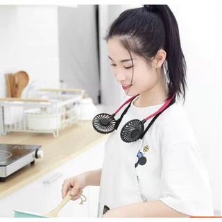 Sale !!! Quạt đeo cổ mini có cổng usb tiện lợi shop phúc yến