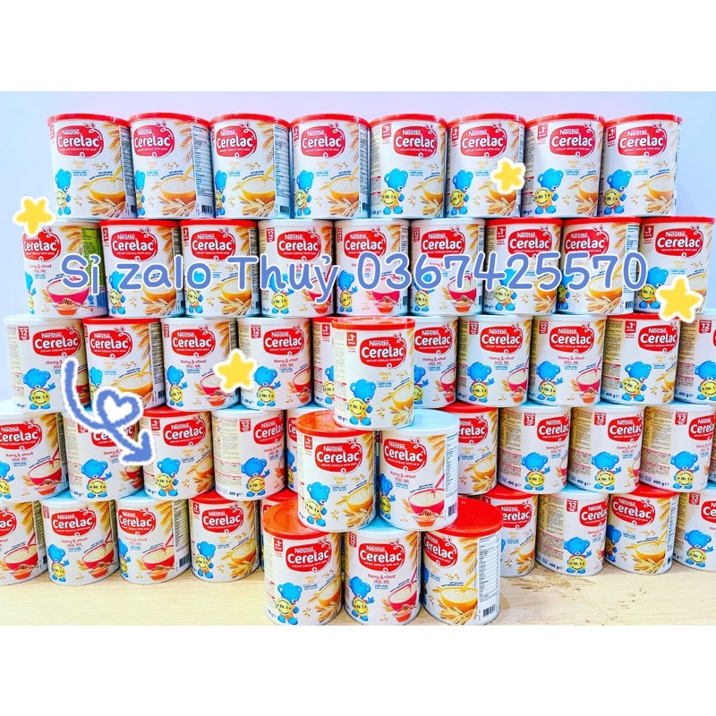 (Air ✈️ Pháp date 9/2023) Bột ăn dặm Nestle Cerelac 400g cho bé từ 6m/12m