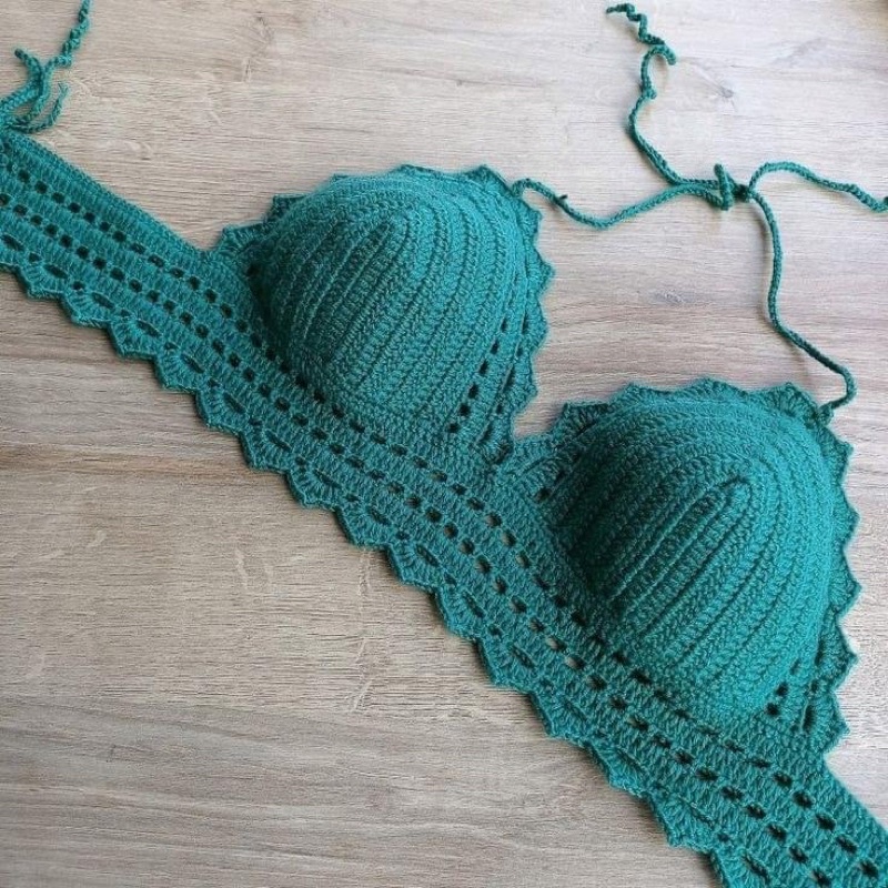 ÁO BIKINI LEN MÓC
