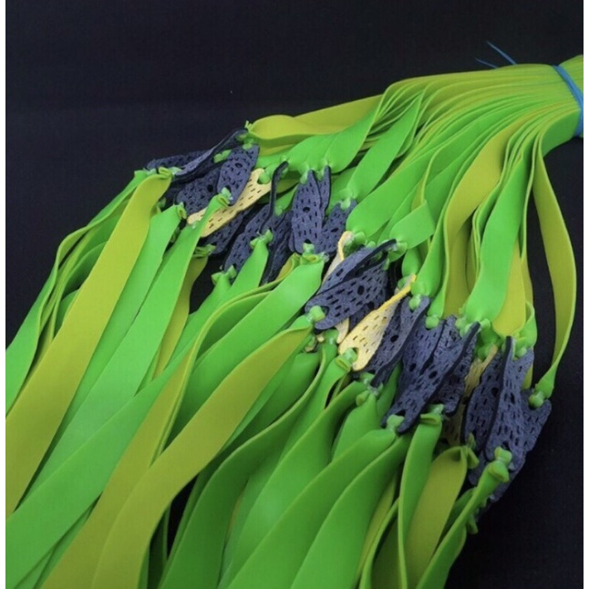 Bộ 10 Dây Thun - Dây Ná Cao Su 2 Lớp dày 0.65mm 0.75mm 1mm 1,2mm 1,5mm siêu dai cao cấp