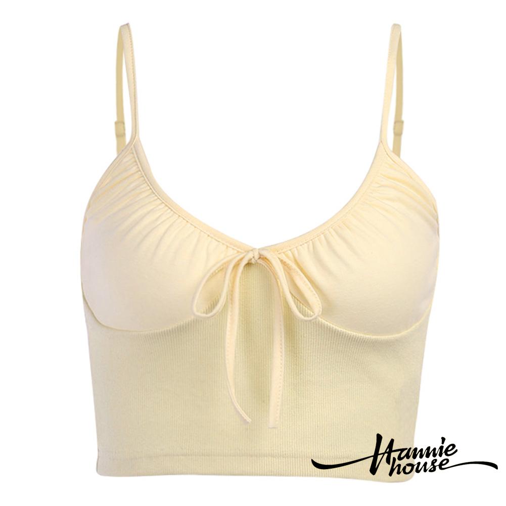 Áo croptop màu vàng gợi cảm thời trang mùa hè dành cho bạn nữ