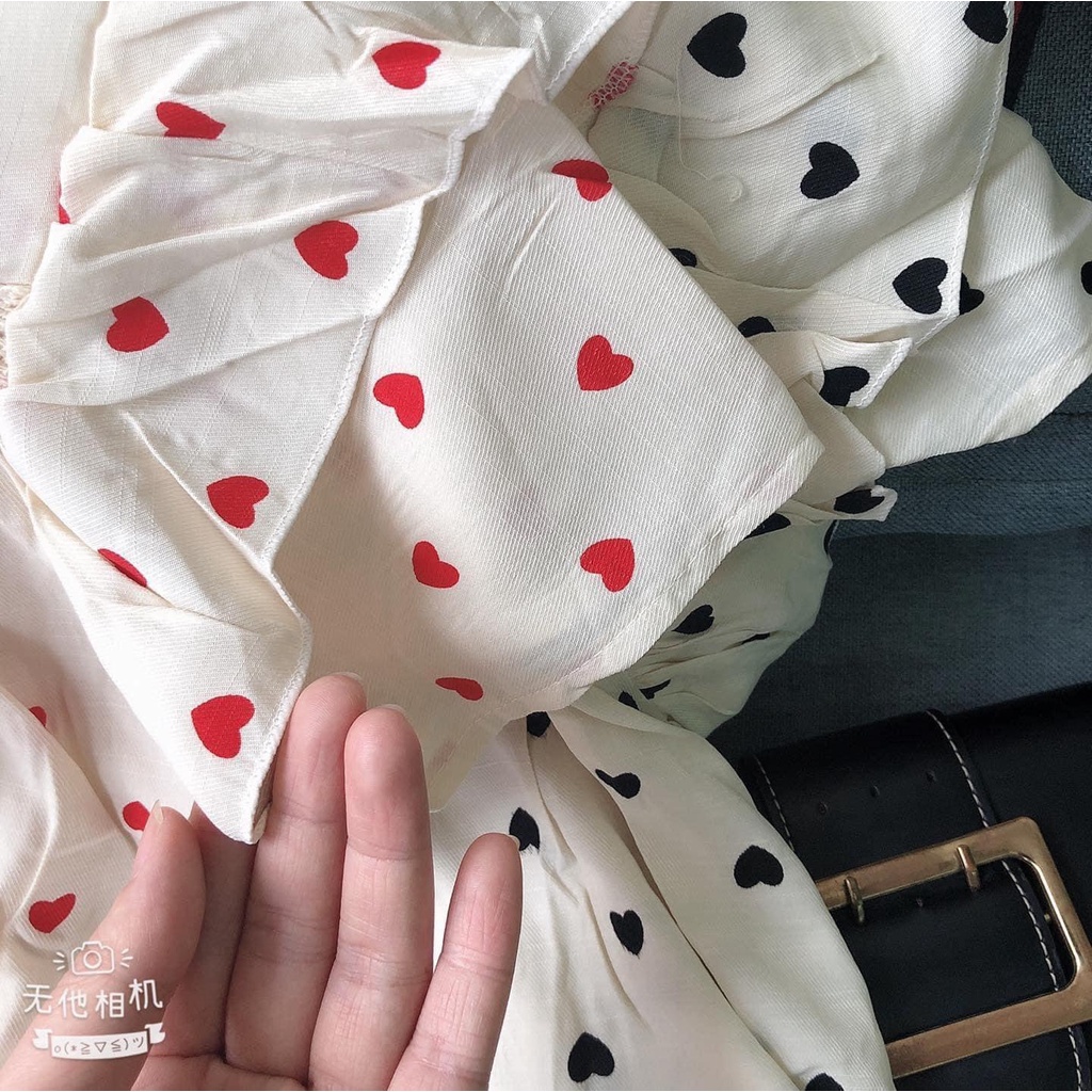 áo bầu hoa nhí kiểu dáng vintage nữ tính- fresz 45-70kg