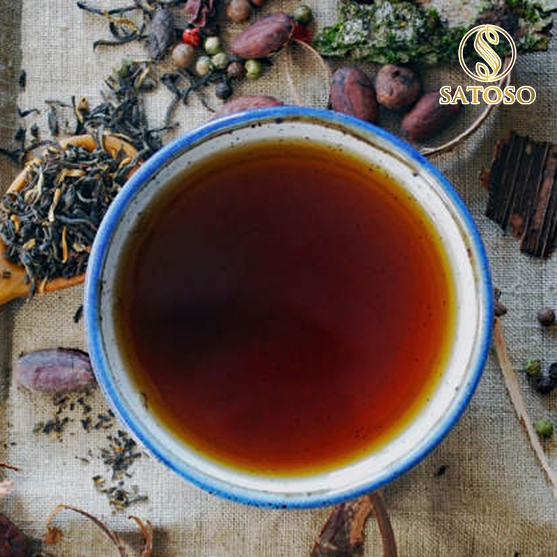 Hoắc hương khô SATOSO 1kg hàng đẹp sạch thơm tốt cho sức khỏe SA65