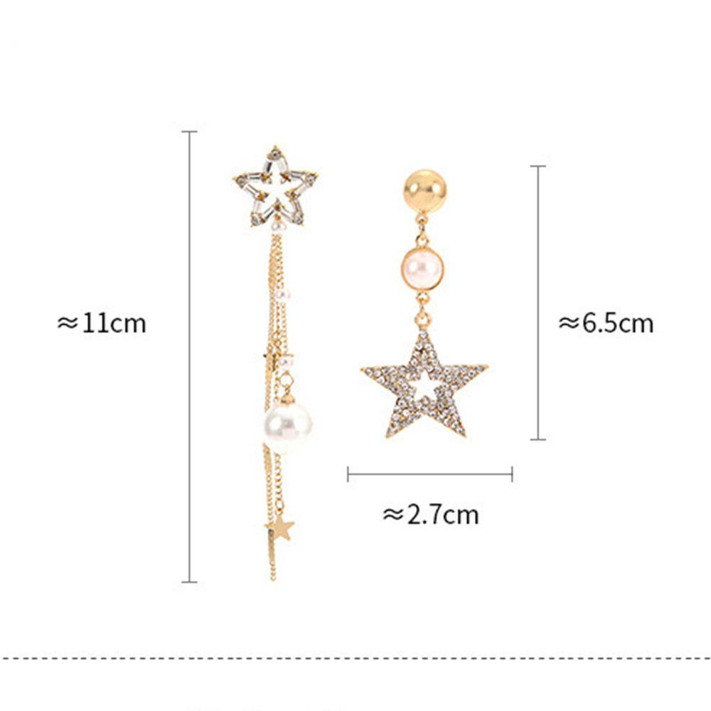 Vanes1 Bông Tai Tua Rua Không Đối Xứng|Khuyên Tai Thời Trang Cá Tính