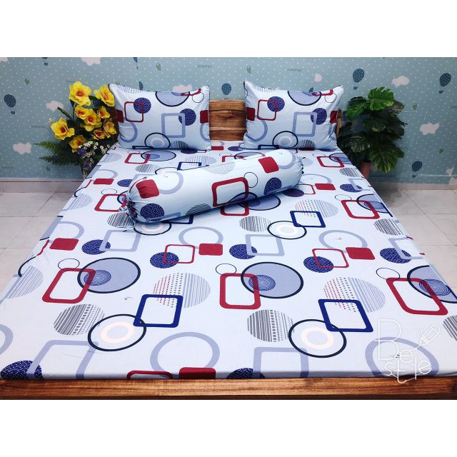 [ M2 M4 ] Bộ drap giường 100% cotton Thắng lợi loại 1 có ảnh thật (ib cho shop cập nhật mẫu còn hàng)