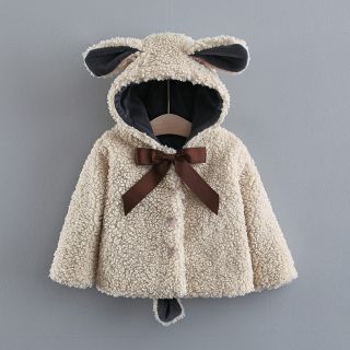 Áo Lông mũ thỏ siêu ấm và cute cho bé gái