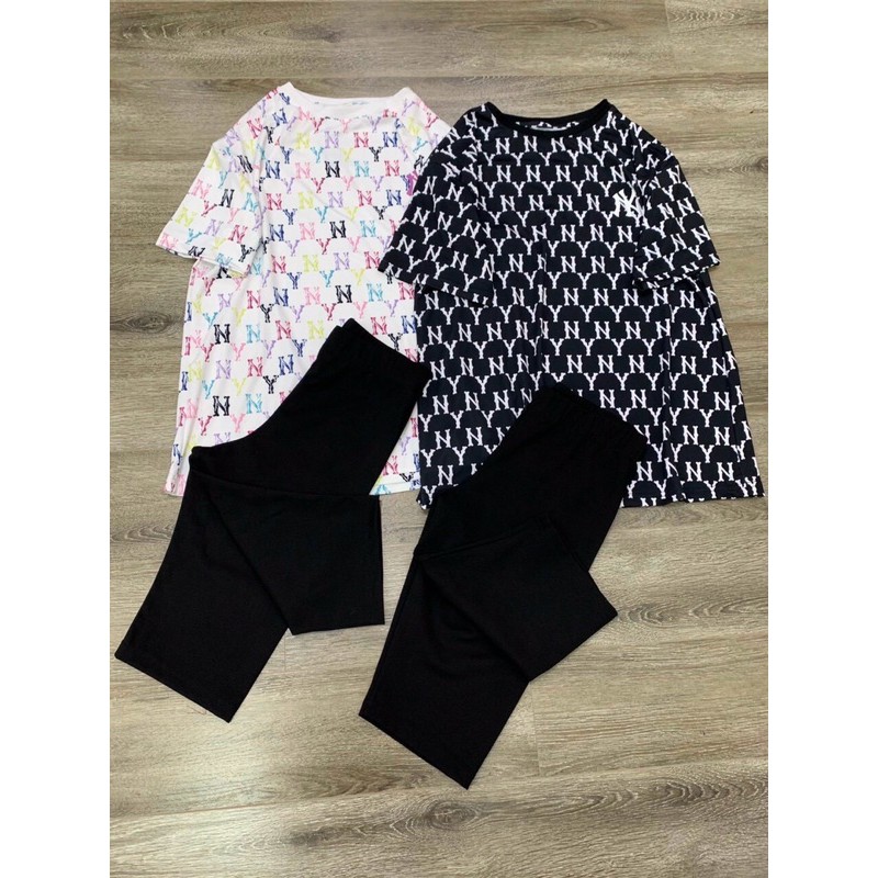 Bộ cotton 2 màu trắng - đen | BigBuy360 - bigbuy360.vn