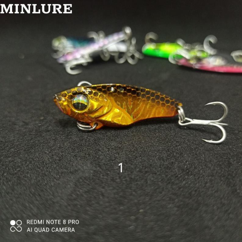 Mồi câu lure cá lóc R45 10gr 14gr - mồi giả cá sắt r45 lưỡi BKK Minlure