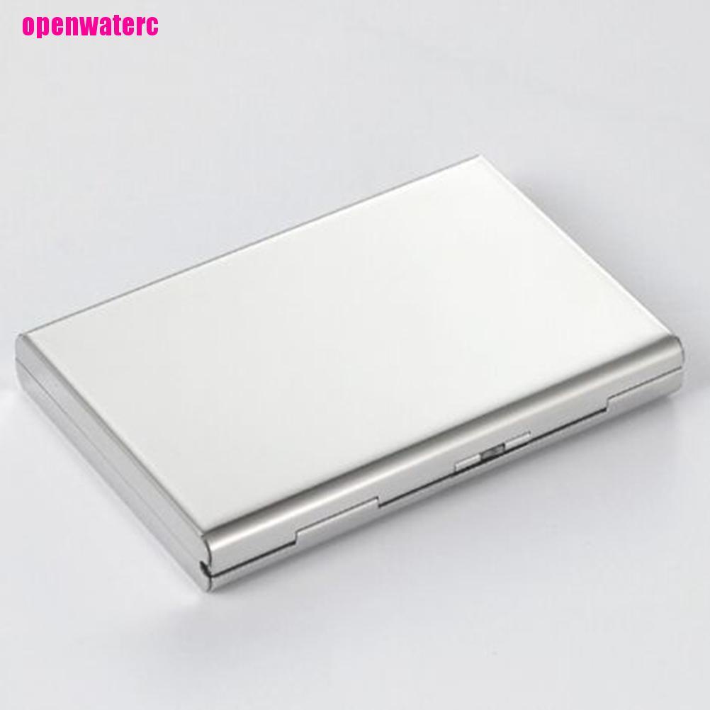 Ốp Điện Thoại Bằng Thép Không Gỉ Kèm Ngăn Đựng Thẻ Tiện Dụng Cho Nam