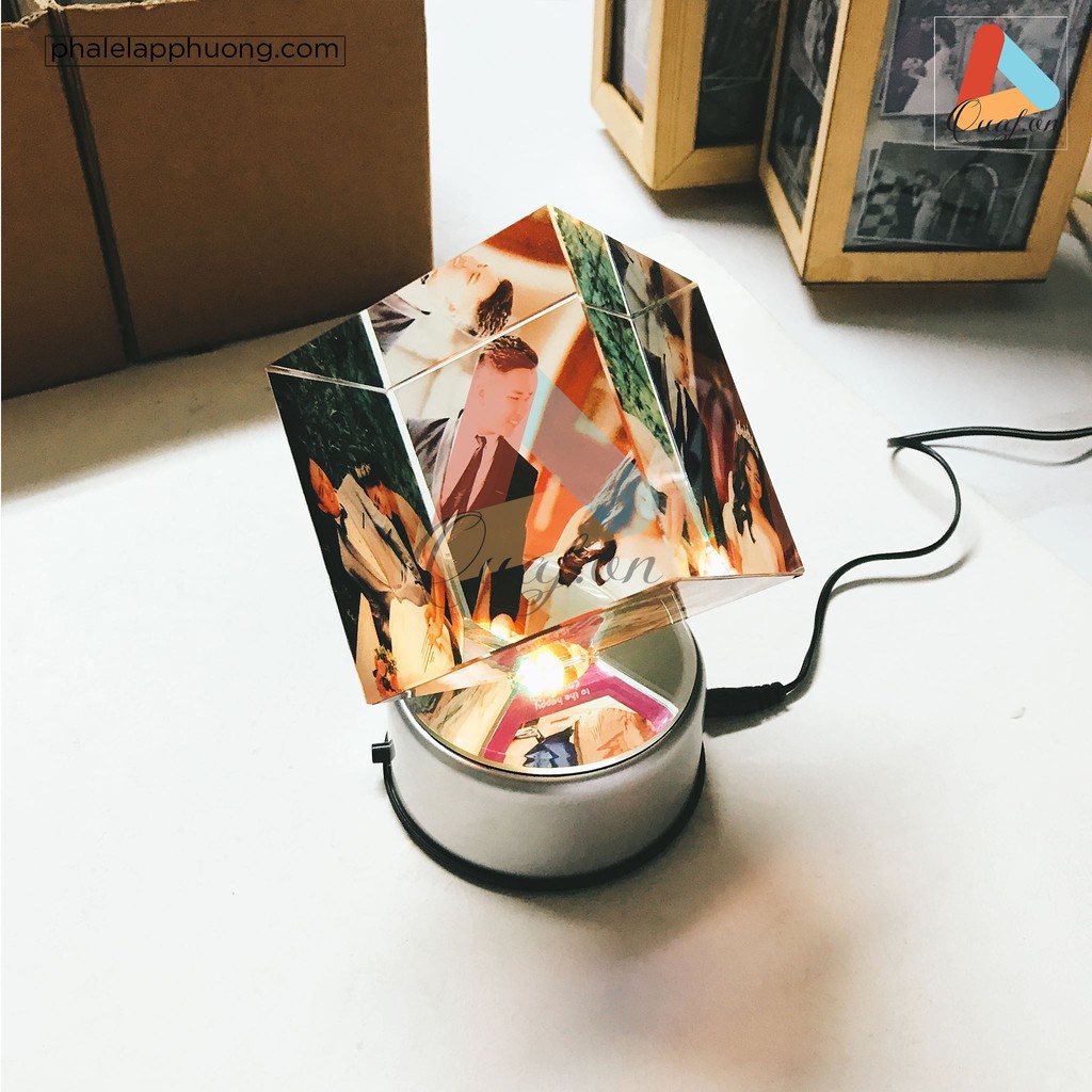 Pha lê lập phương in hình ELATO MP2