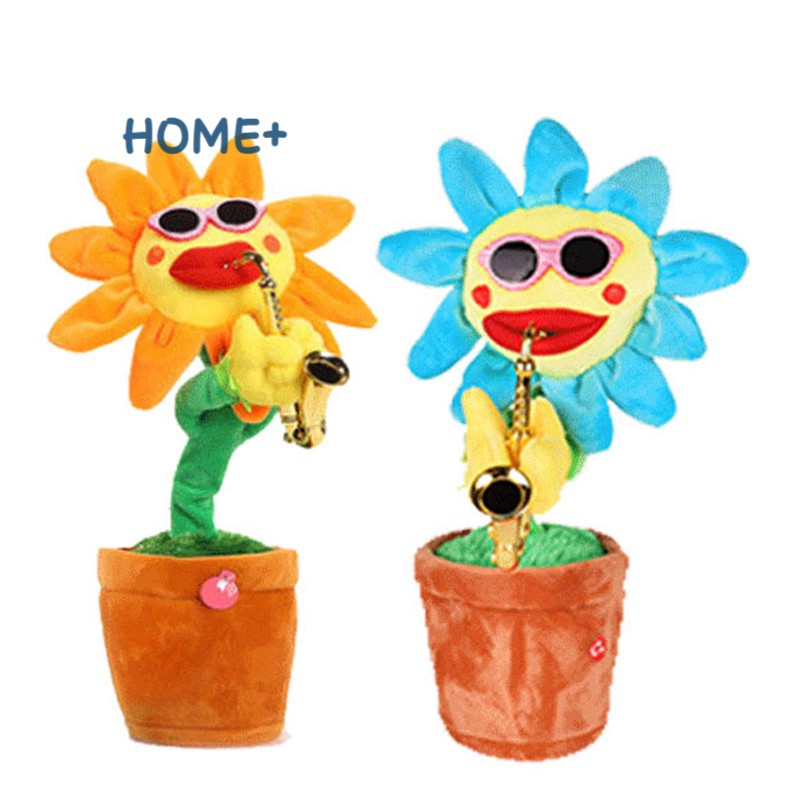 Đồ Chơi Búp Bê Hình Hoa Hướng Dương Nhảy Múa 35cm 80 Thú Vị Dễ Thương Cho Bé