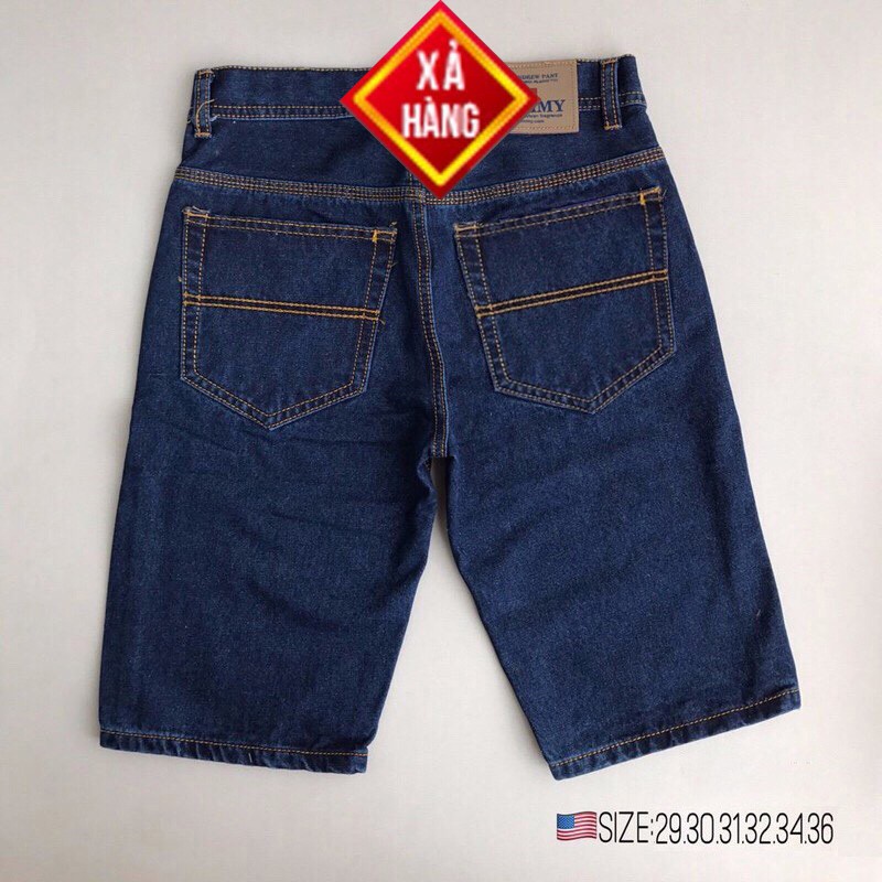 Quần short Jean Nam chất vải Jean cotton form chuẩn đẹp, 03 màu cơ bản - có size Bự Jean031