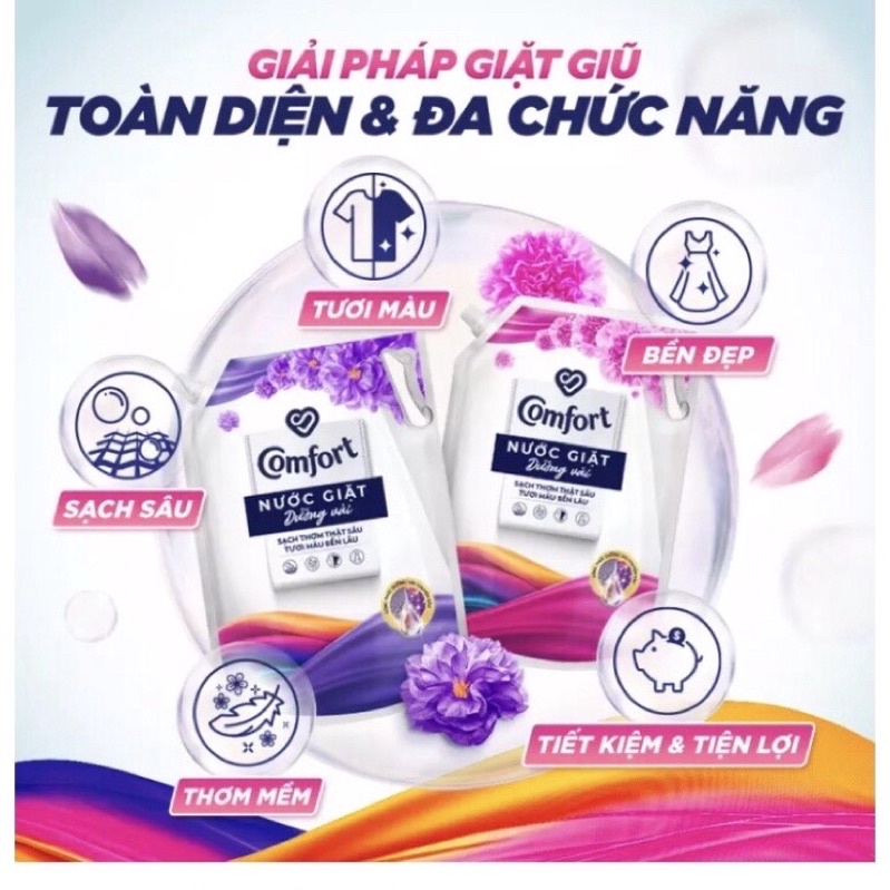 [COMFORT] Nước giặt Comfort chống lão hóa vải, giữ màu vải hương Thanh Lịch/Thời Thượng