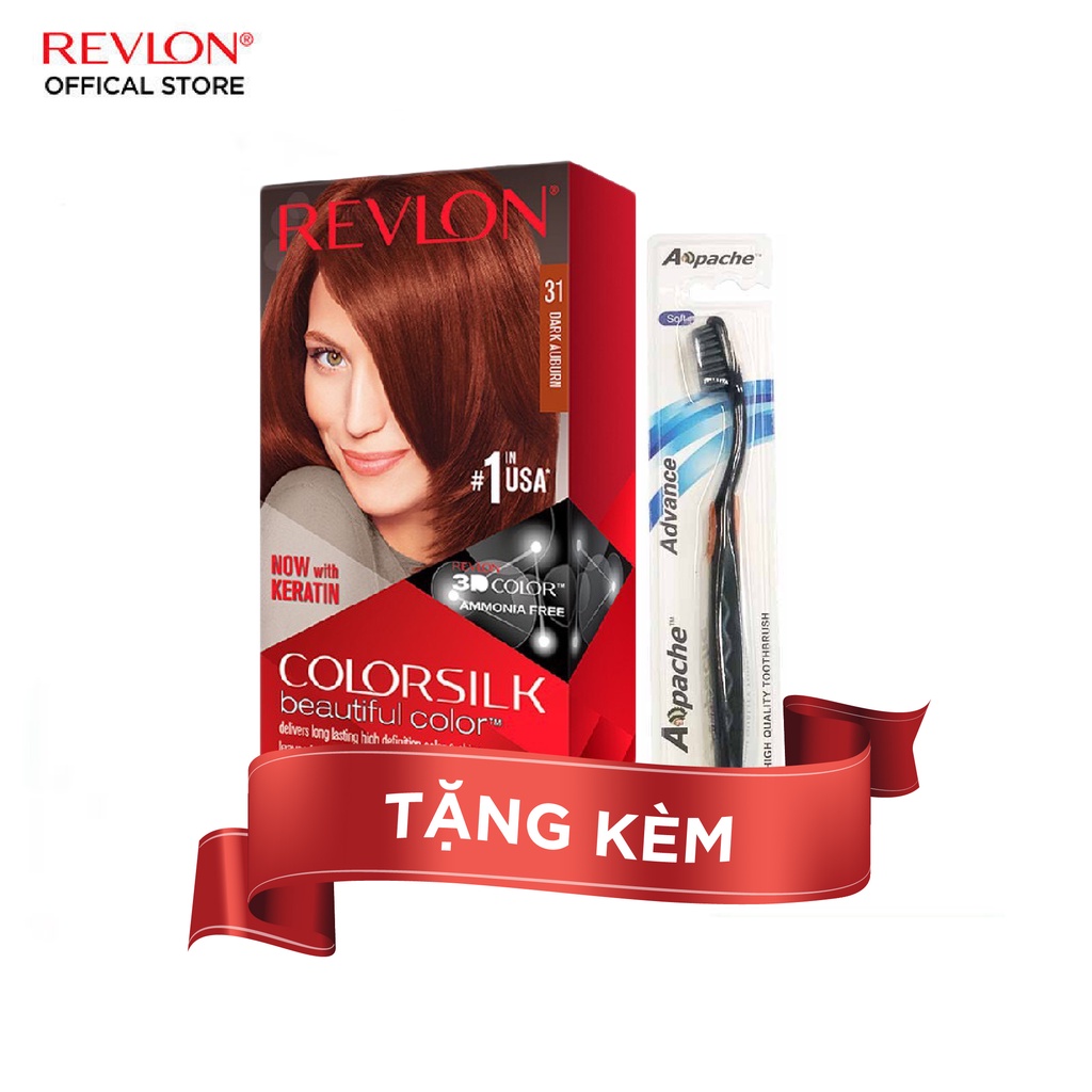 [Thêm vào giỏ hàng để nhận quà] Nhuộm Tóc Thời Trang Revlon Colorsilk 3D 120ml