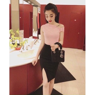 Váy body lệch vai