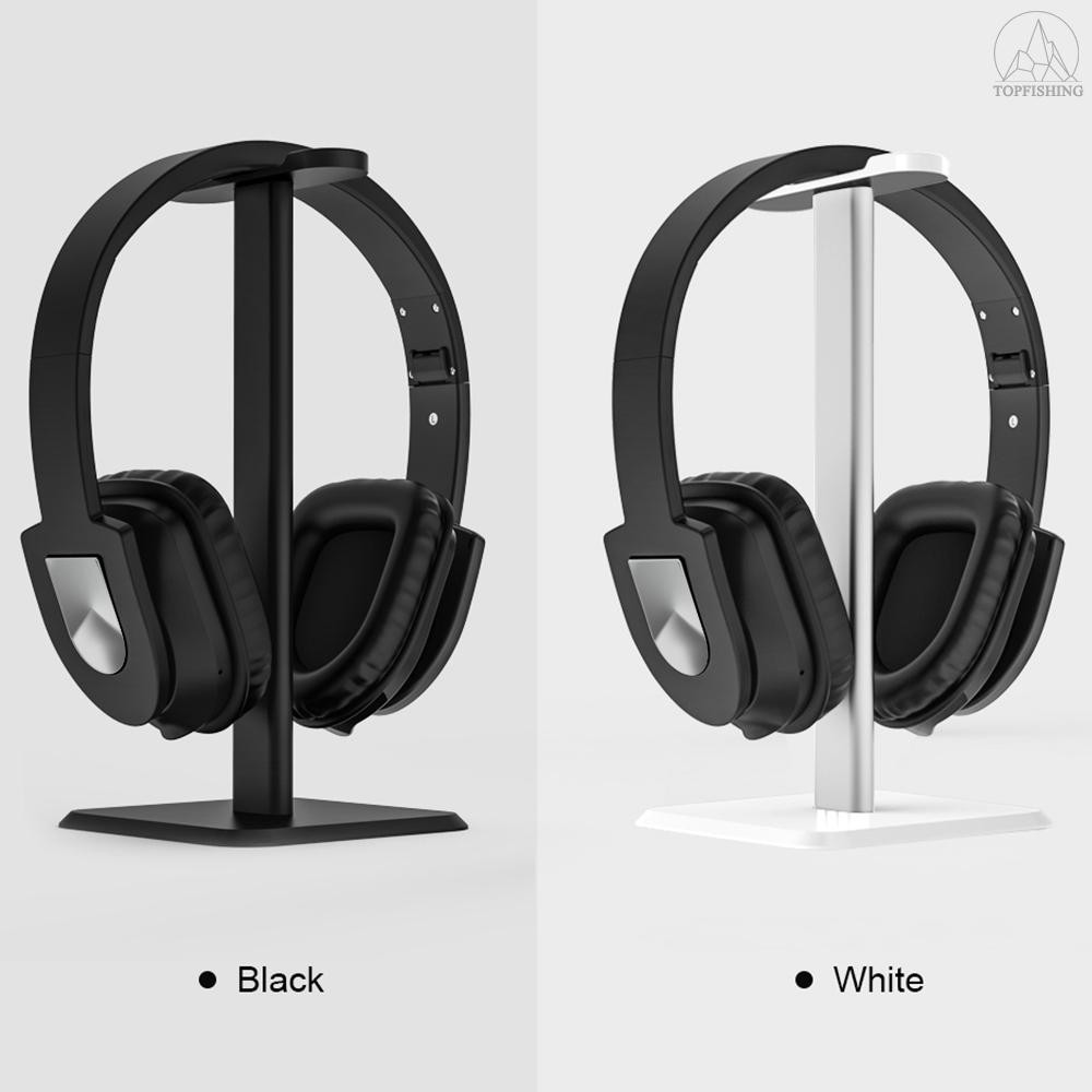 Tfh Plastic Headphone Holder Aluminum Alloy ABS Stand Detachable Stable Desktop Bracket with Sticker for Wired or Wirele
