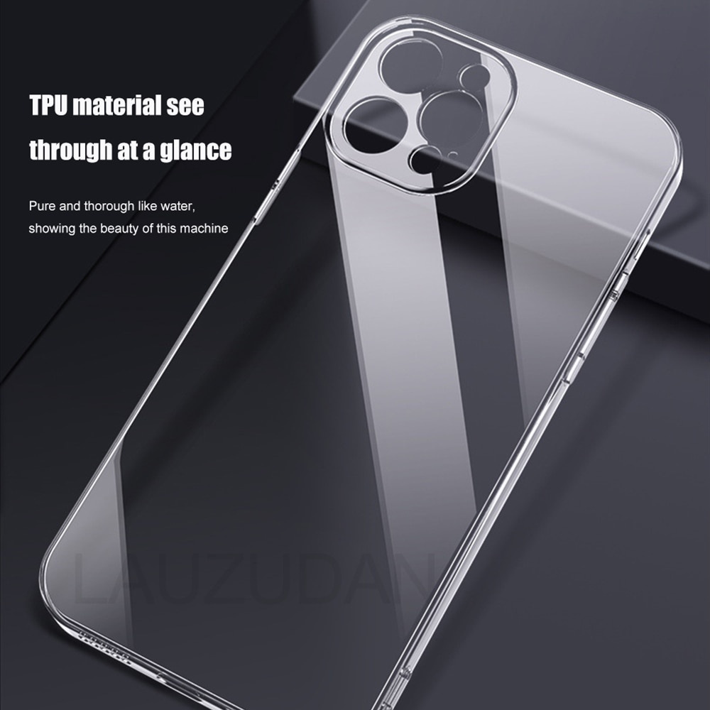 Ốp điện thoại bằng silicon mềm trong suốt thích hợp cho iPhone 15 14 13 11 12 Mini Pro X