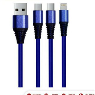 Cáp sạc nhanh genshai 3 in 1 kl301