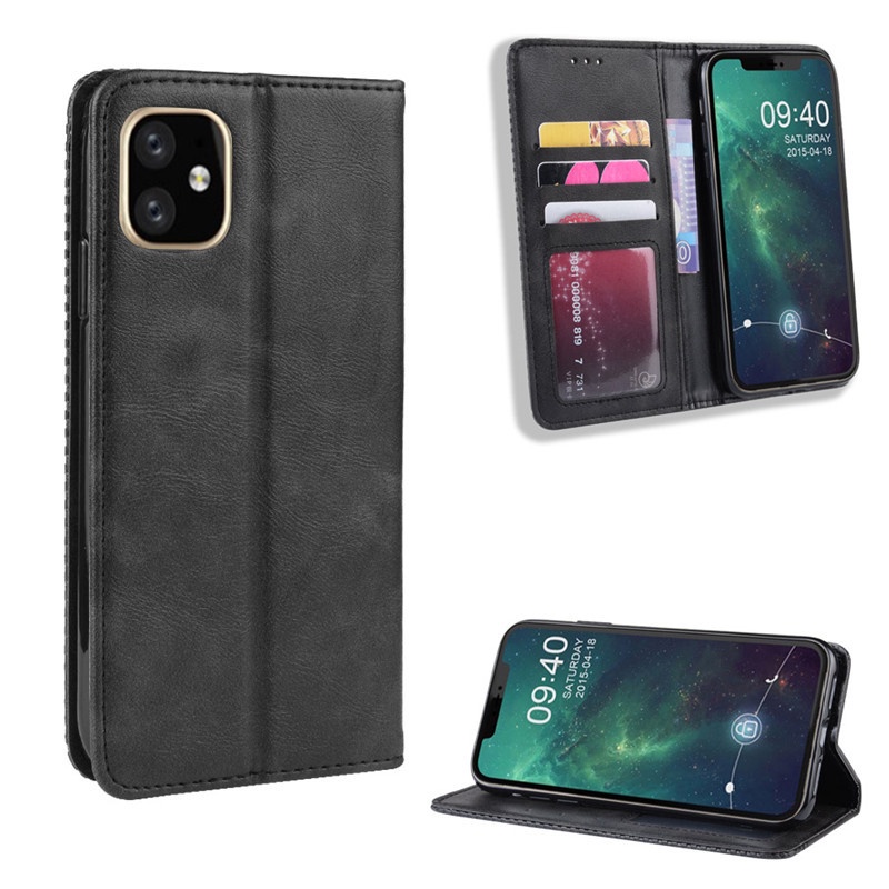 Bao da dạng ví iPhone 13 Pro Max, 13, 13 Pro, iphone 13 Mini có nắp gập, ngăn đựng thẻ ATM tiền tiện lợi