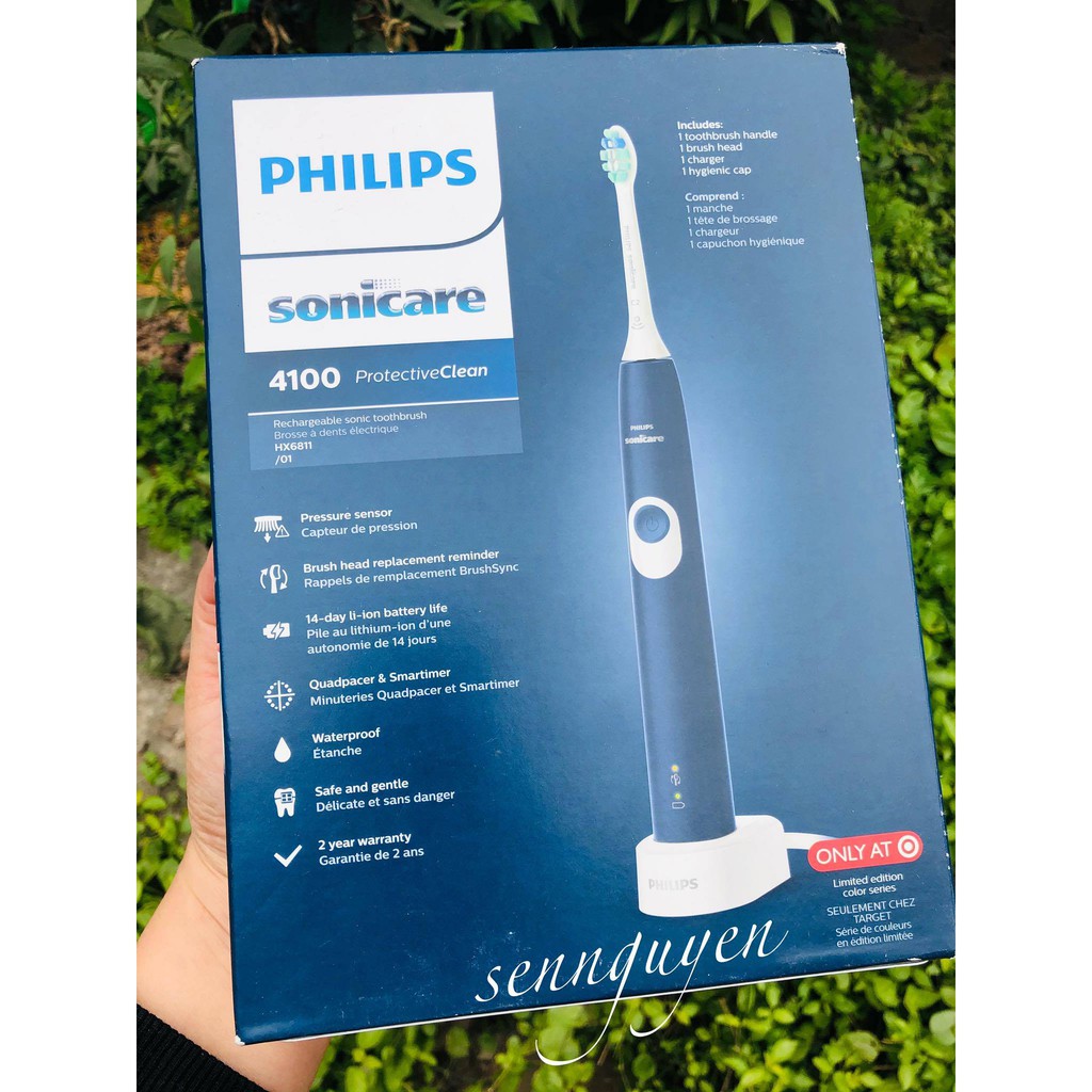 (giá tốt) Bàn chải điện Philips Sonicare 4100