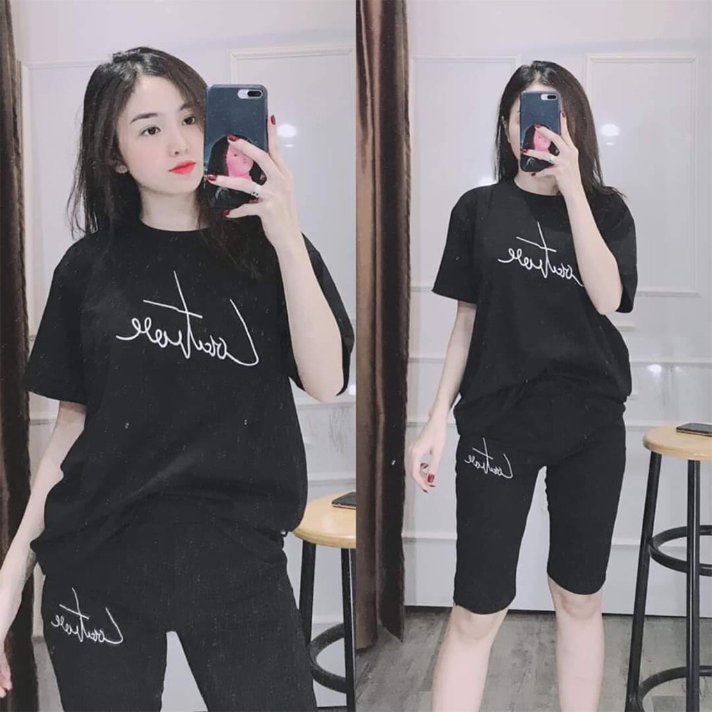 Đồ bộ cotton nữ mặc nhà bigsize TRUMSI QL11