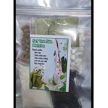 SET NGUYÊN LIỆU PHA TRÀ SỮA PHÚC LONG, THÁI XANH, THÁI ĐỎ