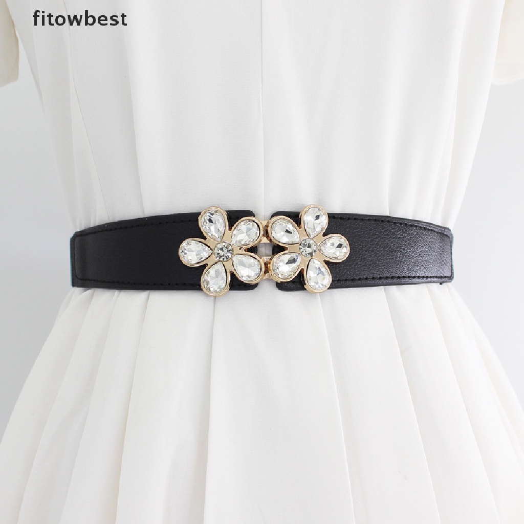 Thắt lưng GJCUTE FTVN QDD co dãn phối hoa thời trang chất lượng cao cho nữ