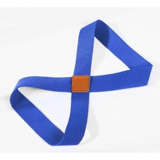 Dây đai tập yoga sợi cotton hình số 8 hỗ trợ các động tác tập luyện yoga tại nhà