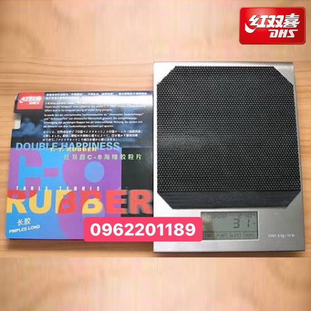 Mặt vợt bóng bàn gai DHS C8