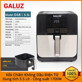 Nồi Chiên Không Dầu Galuz G-68 5.5L