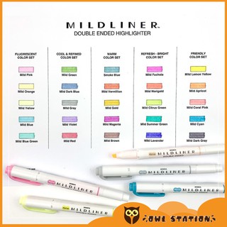 [LẺ] Bút highlight 2 đầu ZEBRA MILDLINER HIGHLIGHTER (Part 01)