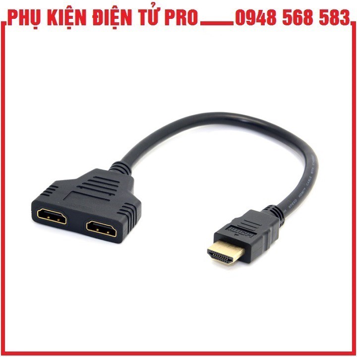 Dây Chia Tín Hiệu Hdmi 1 Ra 2 1 Máy Tính Hoặc 1 Nguồn Phát Hd Bạn Có Thể Xuất Ra 2 Màn Hình Tv Lcd Hoặc Máy Chiếu