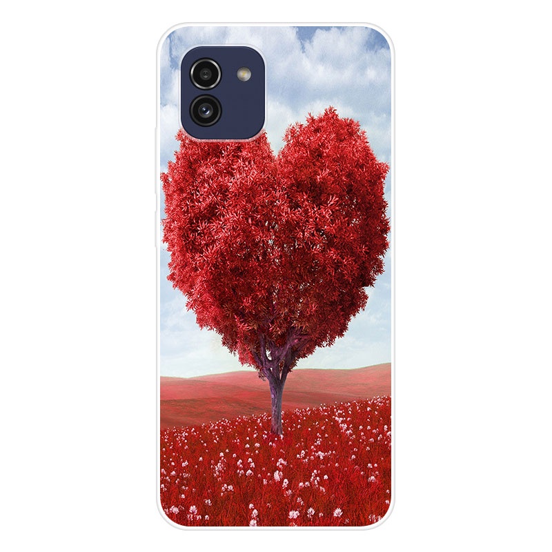 Ốp Điện Thoại TPU Dẻo In Họa Tiết Độc Đáo Thời Trang Cho Samsung Galaxy A03 Samsung A03
