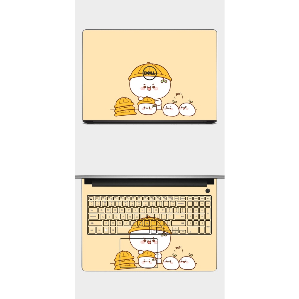 Skin dán Laptop in hình bé mầm cute. Đủ các dòng máy: Dell, Asus, Acer,... In hình theo yêu cầu