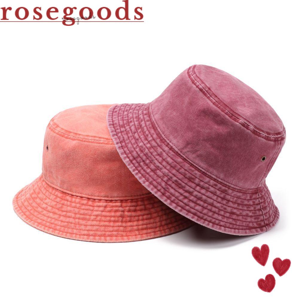 ☆Hoa Hồng☆ Nón Tai Bèo Denim Chống Nắng Thời Trang Unisex Cá Tính