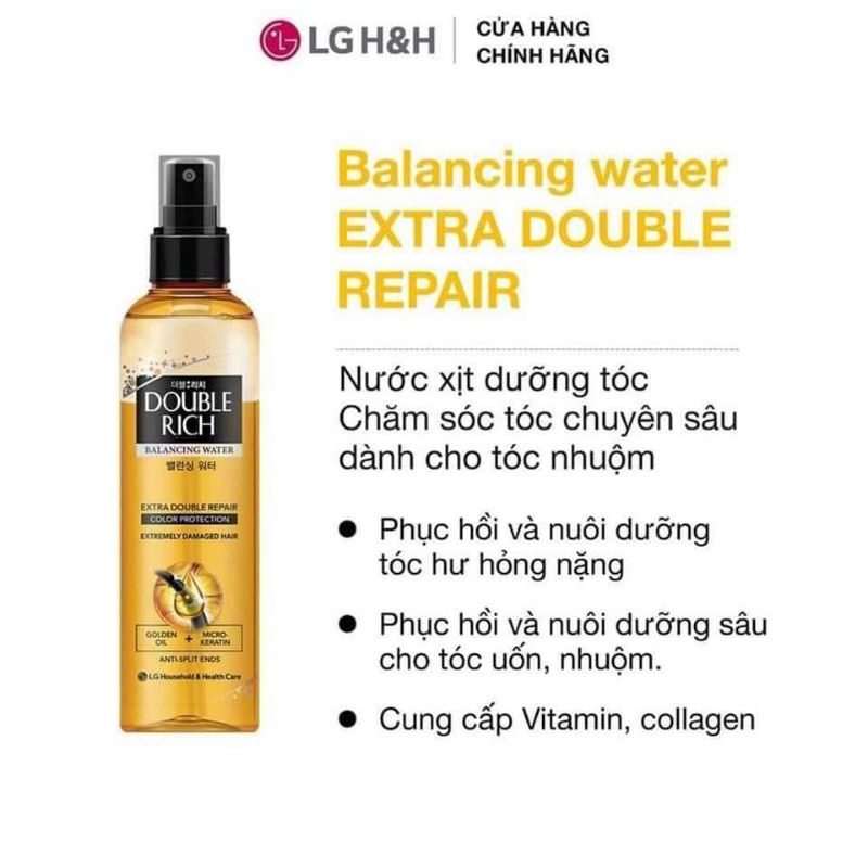 Nước Dưỡng Tóc Phục Hồi Hư Tổn DOUBLE RICH Nutrition 250ml