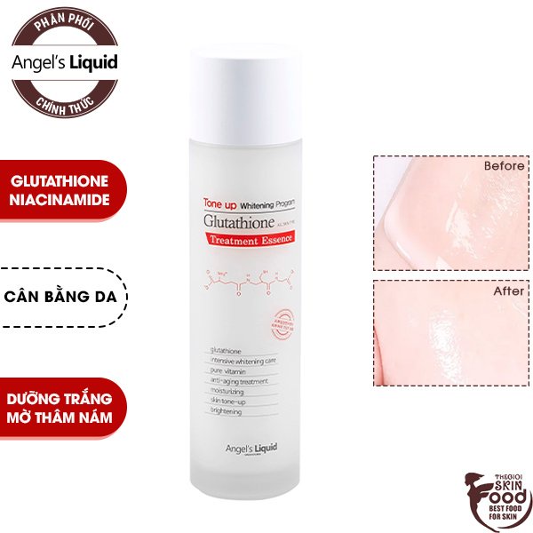 &quot;Nước Thần&quot; Giúp Trắng Da, Dưỡng Da Toàn Diện Angel's Liquid Tone Up Whitening Program Treatment Essence 150ml