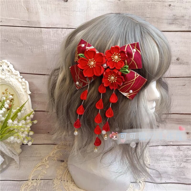 Phụ kiện phong cách Lolita - cài tóc Cosplay .kẹp tóc cho bé gái