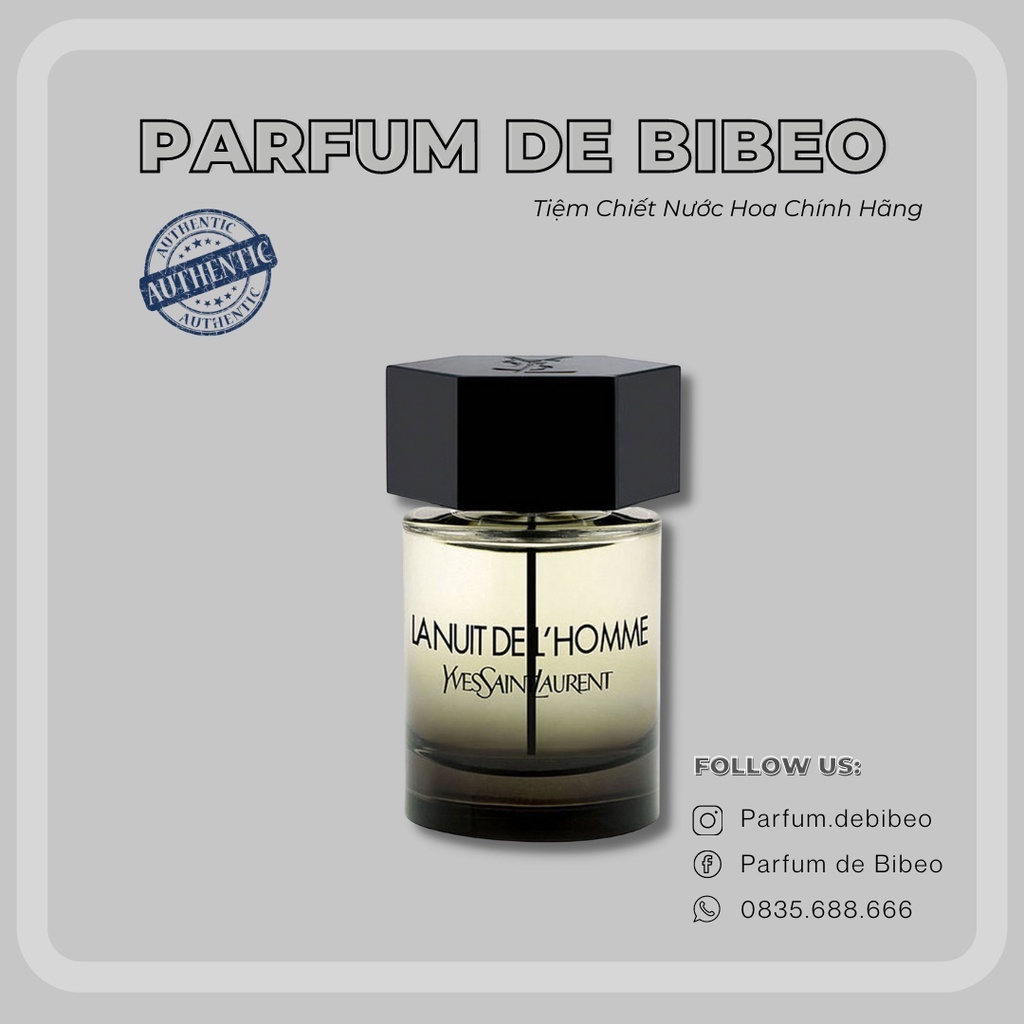Parfum de Bibeo-Nước hoa thử La Nuit De L'Homme EDT